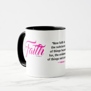 Taza MDILLONDESIGNS.COM presenta #FAITH Scripting