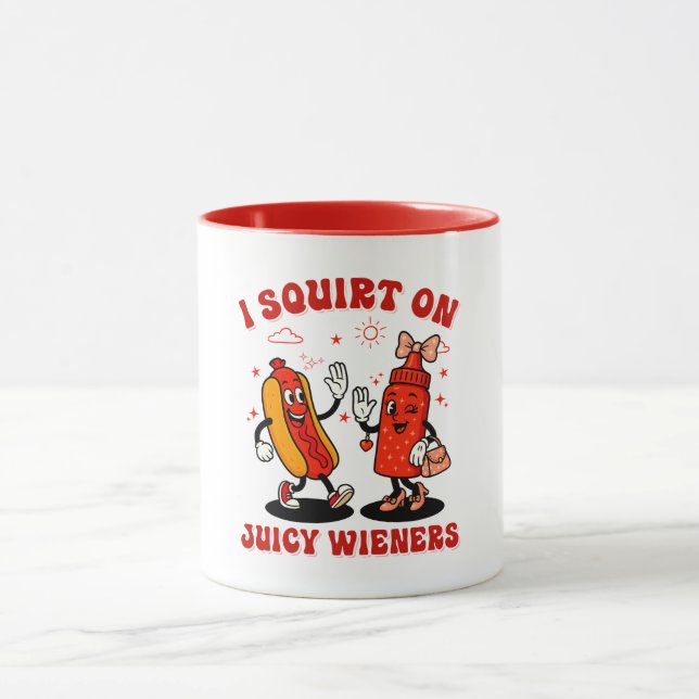 Taza Me Arrepito Con Jugosos Wieners Humor Adulto Graci (Centro)