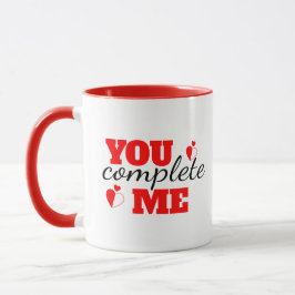 Taza Me completas - Mug romántica para parejas