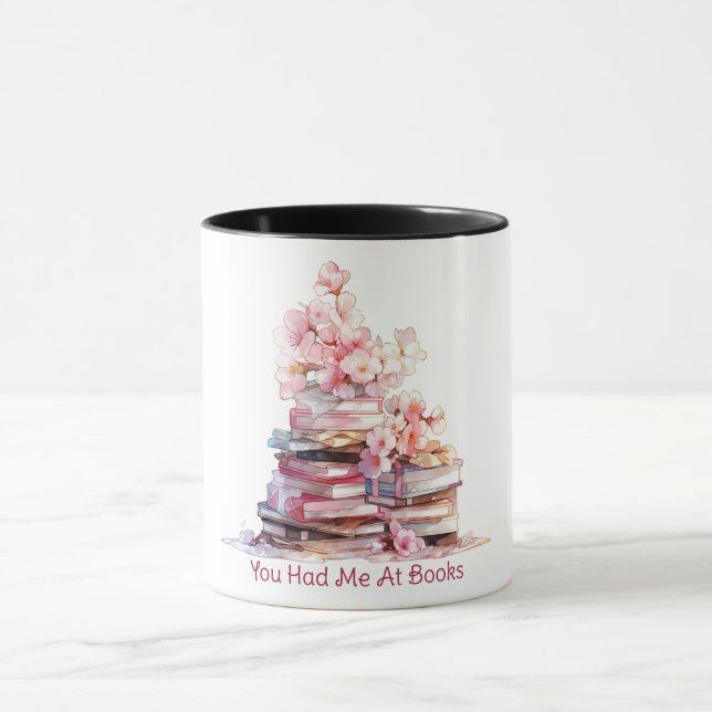 Taza Me conquistaste con Libros (Centro)