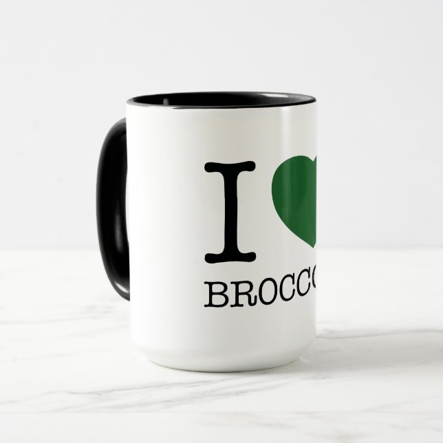 TAZA ME ENCANTA BROCCOLI (Anverso izquierdo)