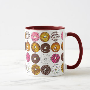 Taza Me encanta donuts docenas Doughnut Desayuno Mug co