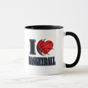 Taza Me encanta el baloncesto - Mugs