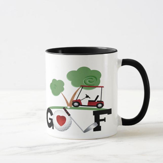 Taza Me encanta el golf (Derecha)