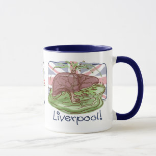 Taza Me encanta el humor de Liverpool