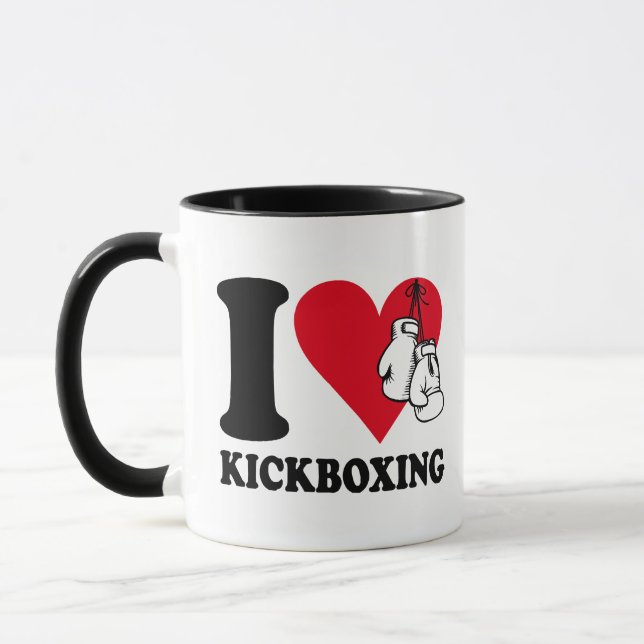 Taza Me encanta el kickboxing (Izquierda)