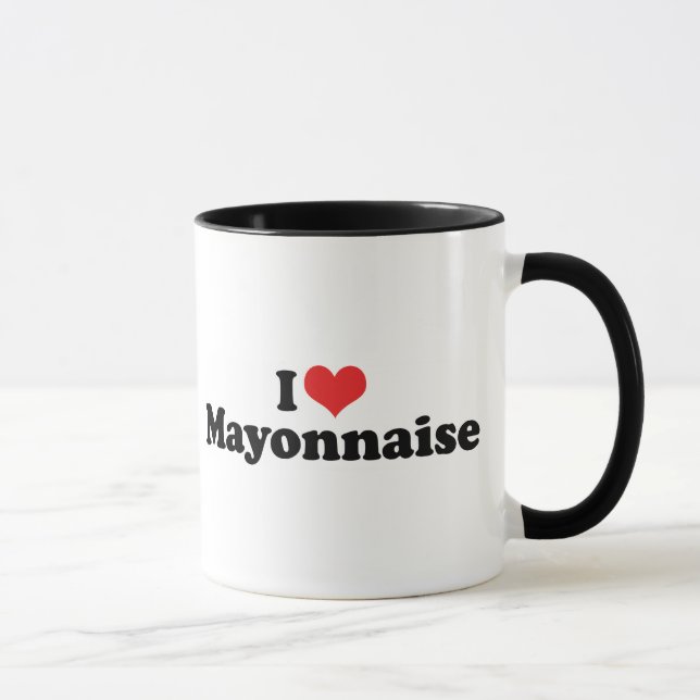 Taza Me encanta el Mayo del corazón - Mayonnaise Lover (Derecha)
