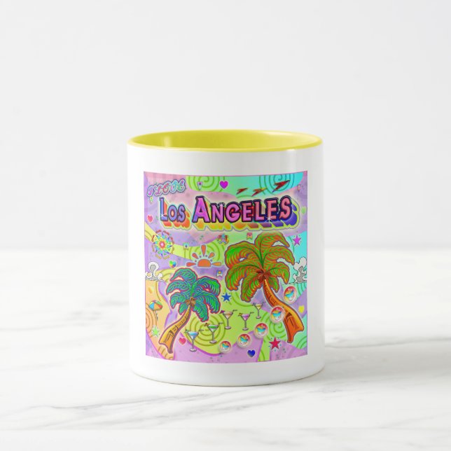 Taza ME ENCANTA El Objetivo Vacacional De Los Ángeles (Centro)