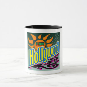 Taza ¡Me encanta Hollywood! ¡Noche Sunshine!
