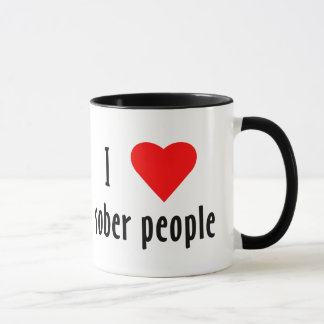 Taza Me Encanta La Gente Sobria Que Dice Cita