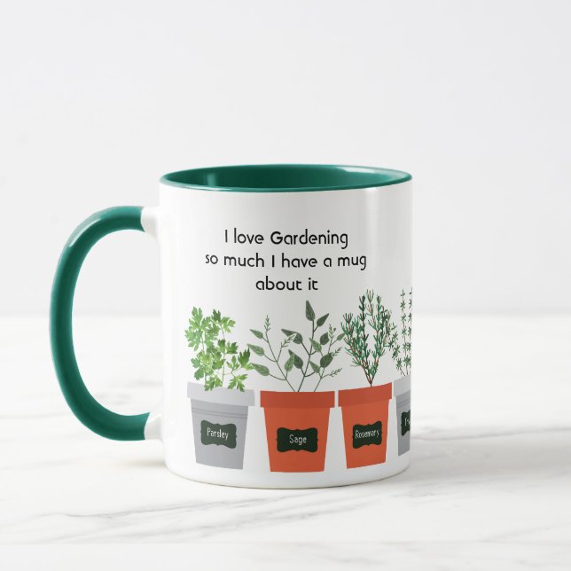 Taza Me encanta la jardinería y me siento muy divertida (Izquierda)