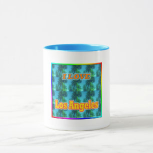Taza ME ENCANTA La Mug De Las Palmas De Los Ángeles