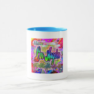 Taza ME ENCANTA La Mug Vista Express De Los Ángeles