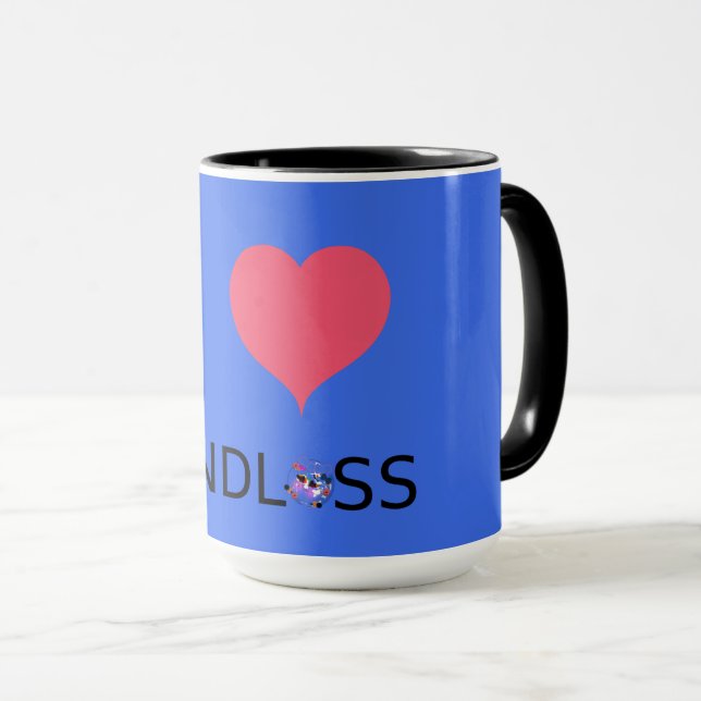 Taza Me encanta la pérdida de tierras (Anverso derecho)