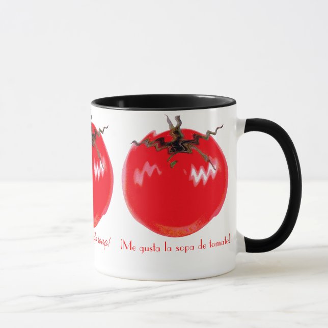 Taza ¡Me encanta la sopa de tomate! (Derecha)