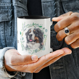 Taza Me encanta mi Berner Wreath Coffee Mug
