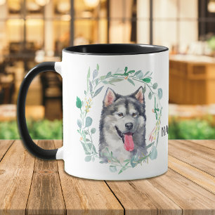 Taza Me encanta mi café malamute