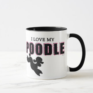Taza Me encanta mi perro negro