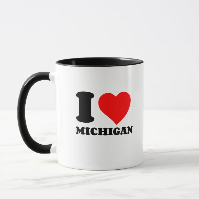 TAZA ME ENCANTA MICHIGAN (Izquierda)