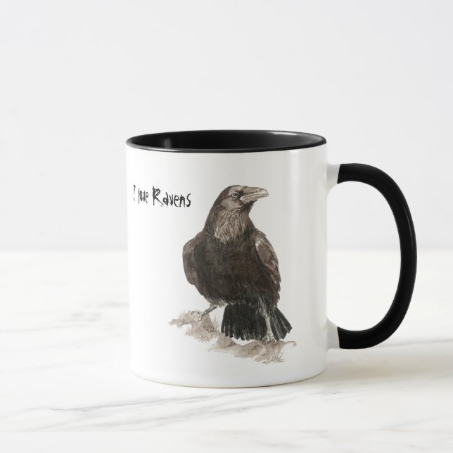 Taza Me encanta Ravens Mug (Derecha)