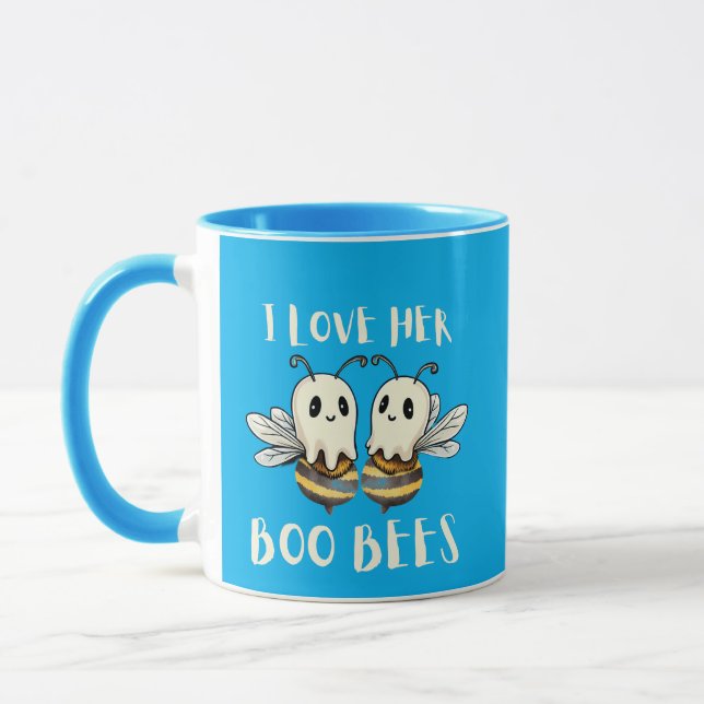 Taza Me encanta su Boo Bees la divertida temporada de H (Izquierda)