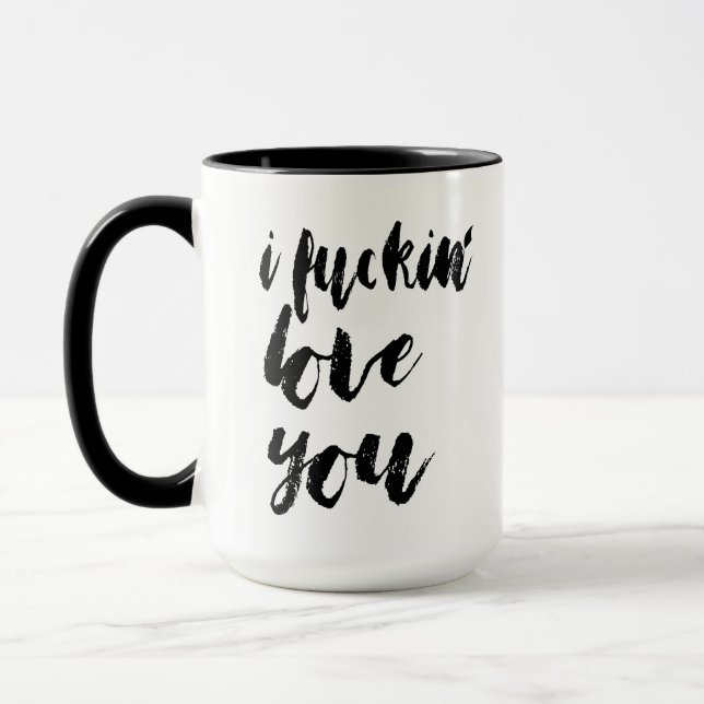 Taza Me encanta tu lindo amor coquetear el diseño de ta (Izquierda)