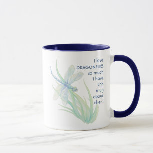 Taza Me encantan las FLECHAS de DRAGONFLY tanto que me