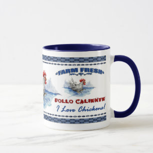 Taza Me encantan las gallinas