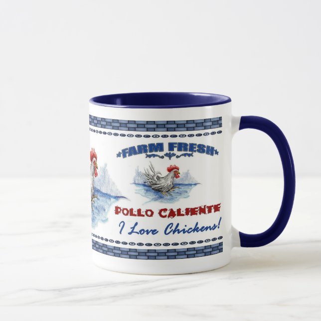 Taza Me encantan las gallinas (Derecha)