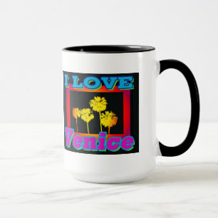 Taza ME ENCANTAN las palmeras de Venecia en la taquilla