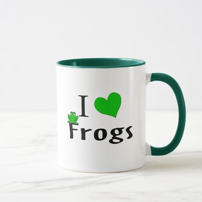 Taza Me encantan las ranas (Derecha)