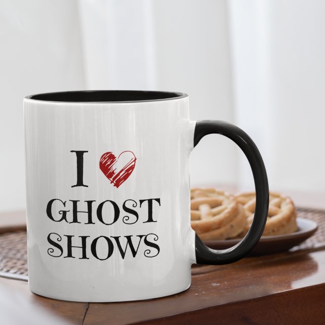 Taza Me Encantan Los Espectáculos De Caza De Fantasma D (Subido por el creador)