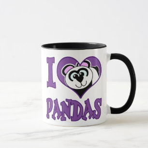 Taza Me encantan los pandas