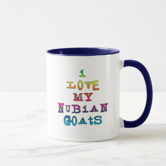 Taza Me encantan mis cabras nubias
