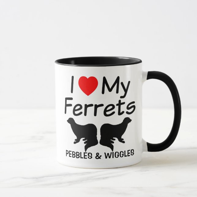 Taza Me Encantan Mis Dos Ferretes (Derecha)