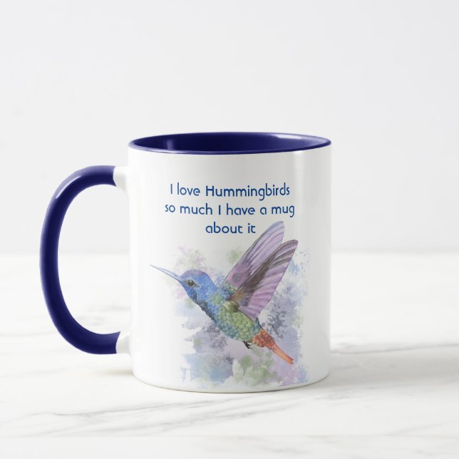 Taza Me encantan tanto los Hummingbirds que me alegro m (Izquierda)