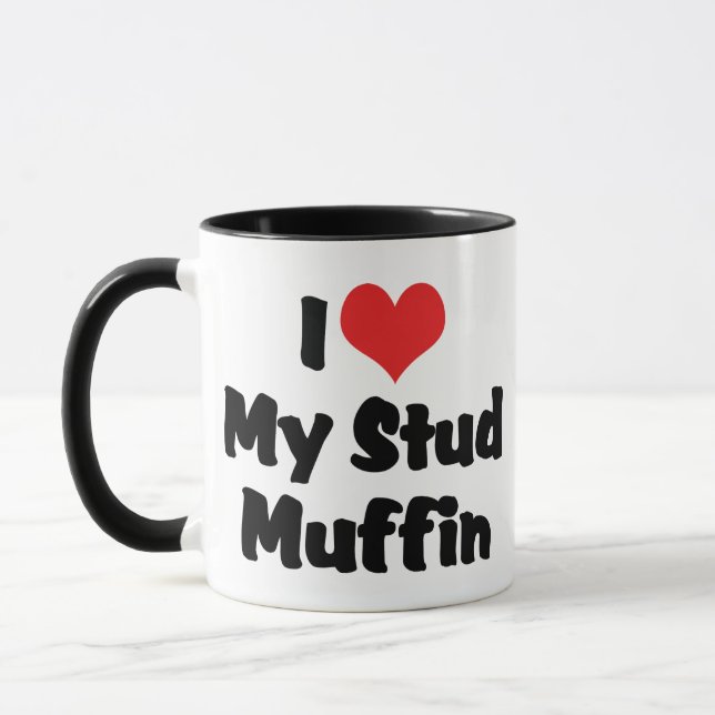 Taza Me Encanto Mi Stud Muffin (Izquierda)