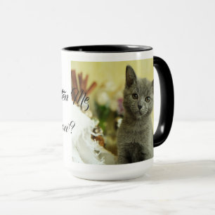 Taza ¿Me Estás Gatito Mascota Meow Destiny