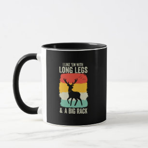 Taza Me Gusta Em Con Piernas Largas Y Un Gran Retro De