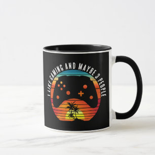 TAZA ME GUSTA JUGAR Y QUIZÁS 3 PERSONAS