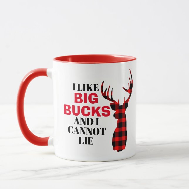 Taza Me gusta la cacería divertida de BIG BUCKS (Izquierda)