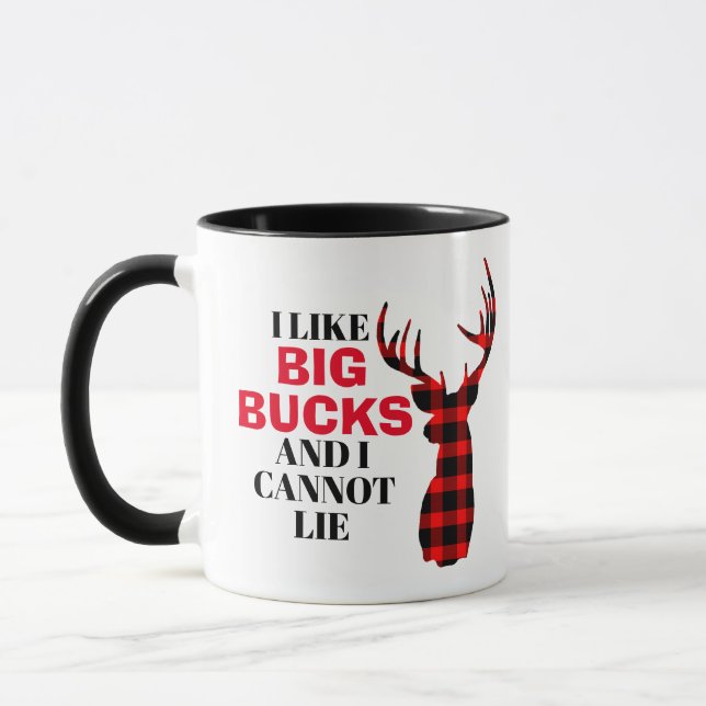 Taza Me gusta la diversión de caza de BIG BUCKS (Izquierda)