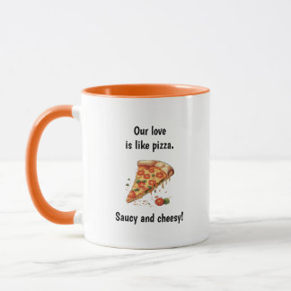 Taza Me Gusta La Pizza Divertida Comida Que Dice