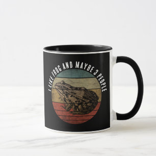 TAZA ME GUSTA LA RANA Y QUIZÁS 3 PERSONAS