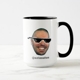 Taza ¡Me gusta mi café con leche cruda! @crimulus