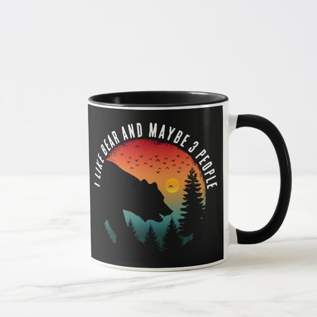 TAZA ME GUSTA OSO Y QUIZÁS 3 PERSONAS (Derecha)