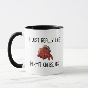 Taza Me Gusta Realmente Los Cangrejos Hermit, ¿De Acue