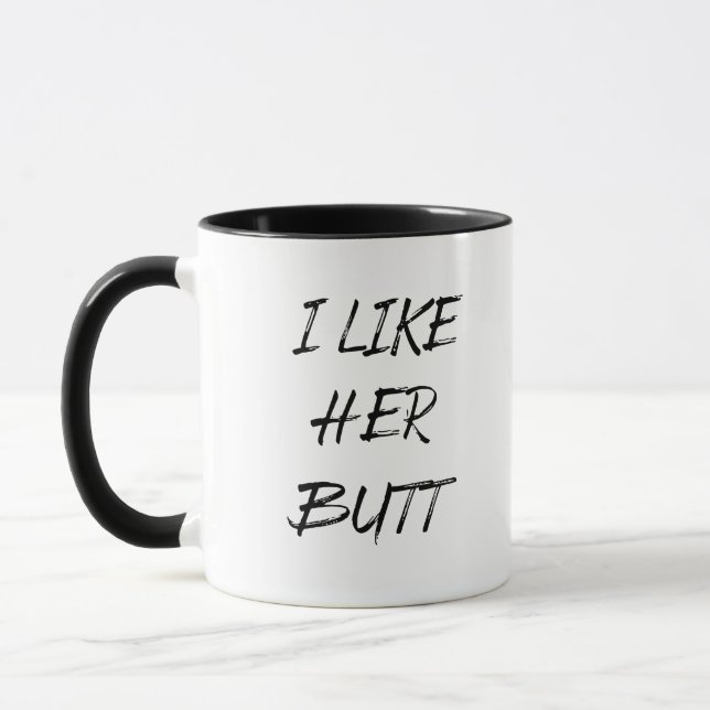 Taza me gusta su trasero (Izquierda)