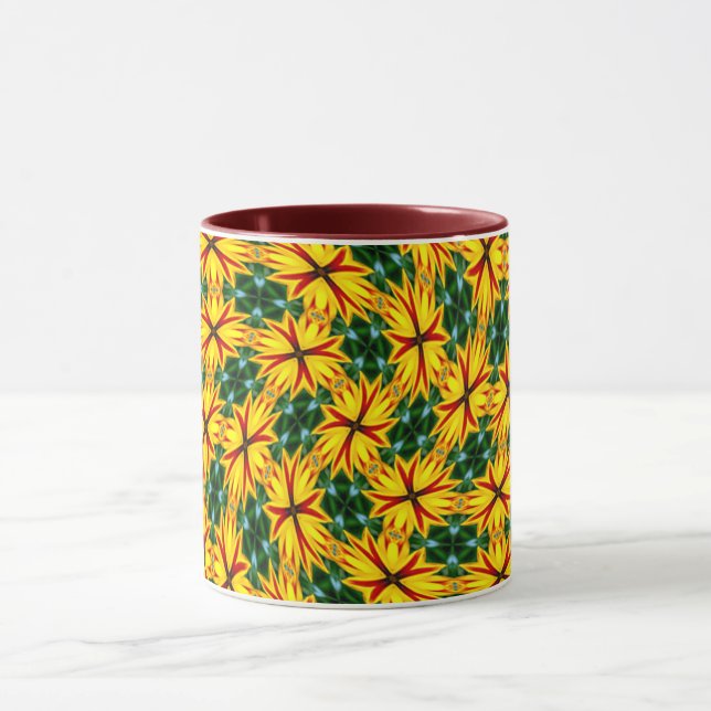 Taza Me Gustan Las Flores Únicas (Centro)