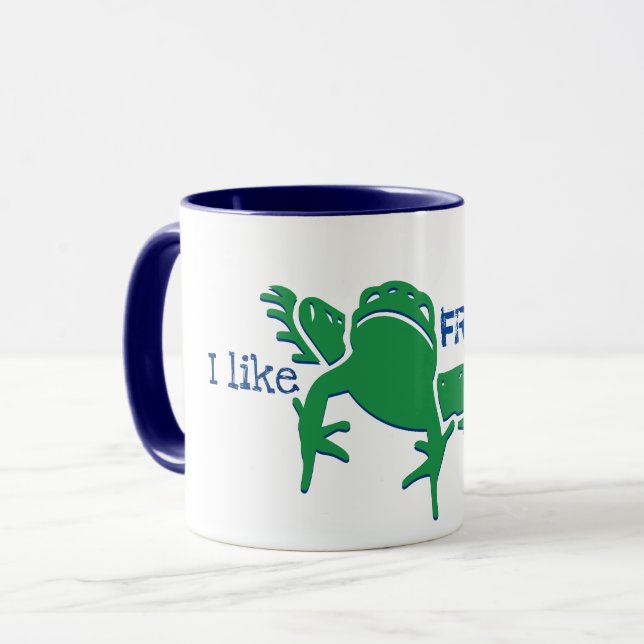 Taza Me Gustan Las Ranas (Anverso izquierdo)